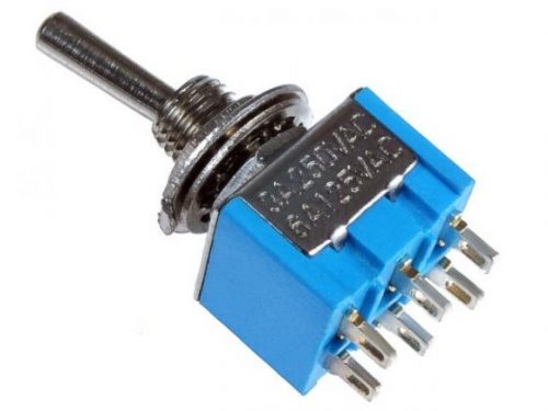 Công tắc gạt 6 chân 6A ( 2 trạng trái )